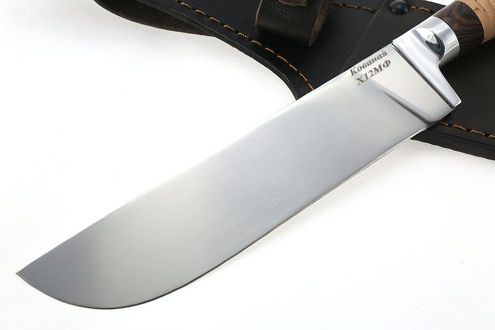 Нож Узбек (х12МФ, береста)