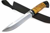 Нож Таран (х12МФ, стабилизированая карельская берёза - чёрный граб)