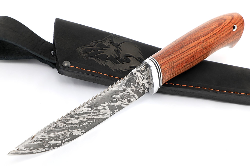 Нож Судак большой (D2, бубинга)