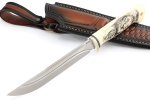 Нож Зубатка (К340-долы, низельбер, элфорин-скримшоу сафари) формованные ножны - Нож Зубатка (К340-долы, низельбер, элфорин-скримшоу сафари) формованные ножны