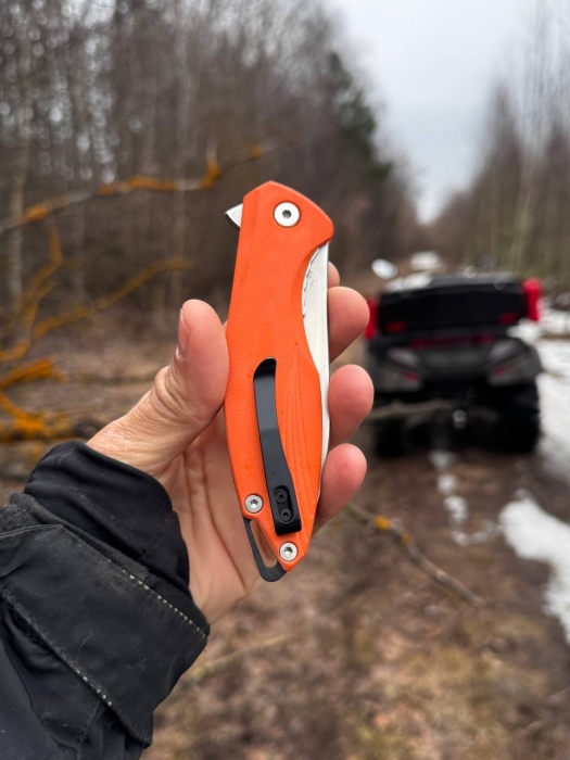 Нож складной Феникс М398 G10 оранжевая