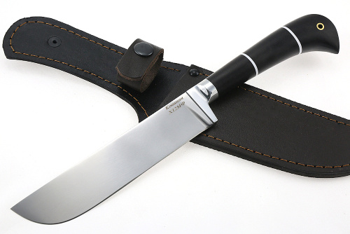 Нож Узбек (х12МФ, чёрный граб) 