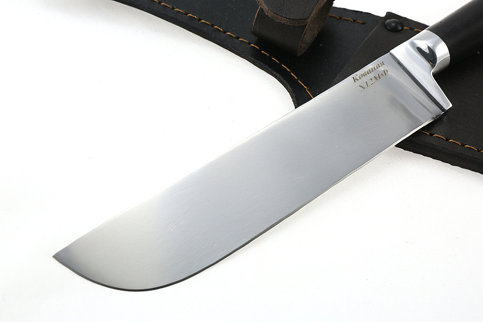 Нож Узбек (х12МФ, чёрный граб)