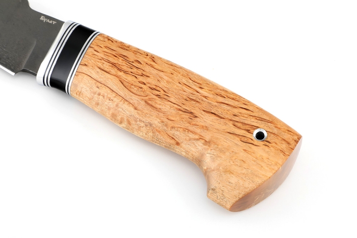 Нож Викинг (булат, карельская берёза)