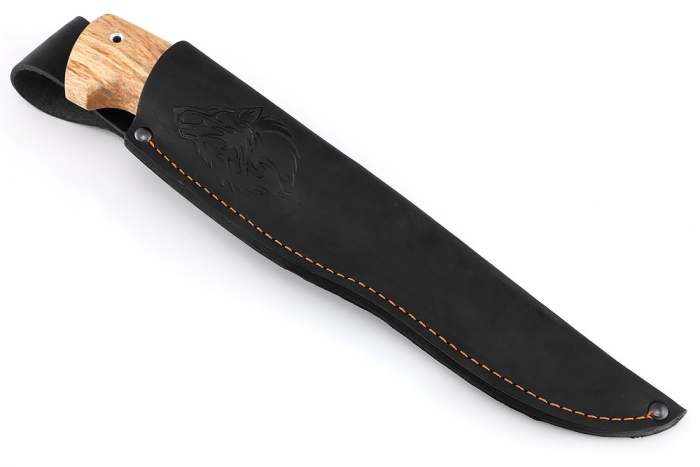 Нож Викинг (булат, карельская берёза)