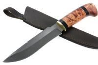 Нож Викинг (булат, карельская берёза)
