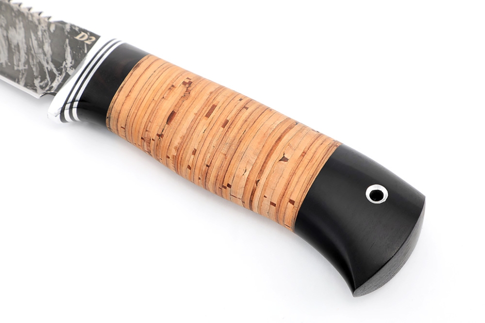 Нож Судак малый (D2, береста)