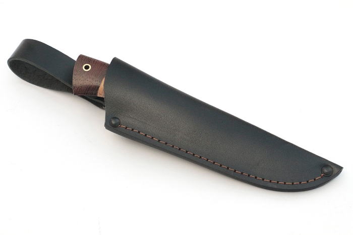 Нож Финт (дамаск, береста)