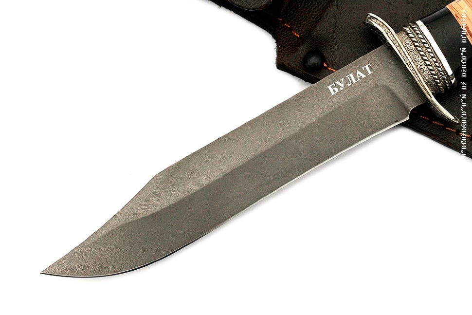 Нож Гладиатор (булат, береста)