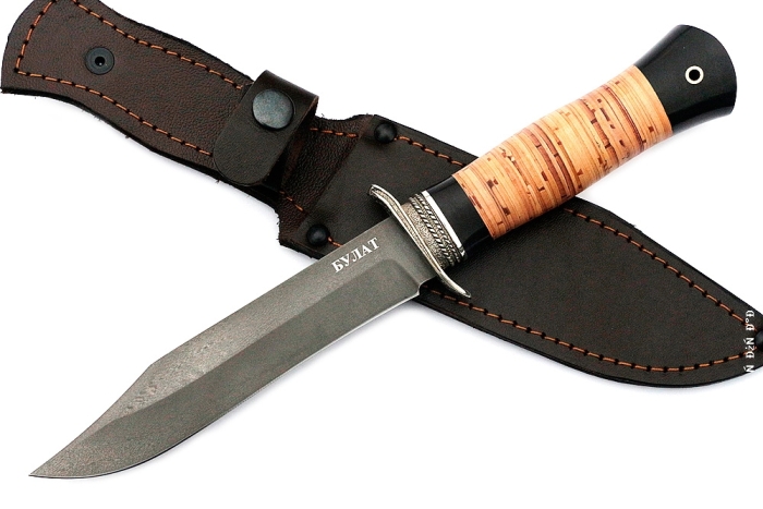 Нож Гладиатор (булат, береста)