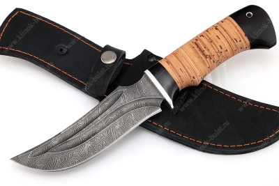 Нож Легион (дамаск-долы, береста)