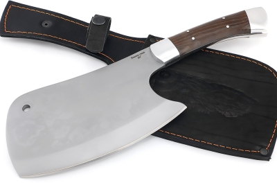 Топорик охотничий (сталь 65Г со следами ковки, рукоять ясень термоциклированный, дюраль) цельнометаллический