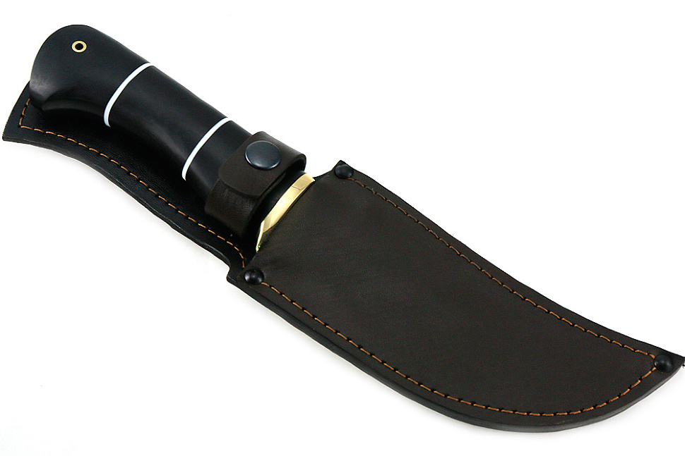 Нож Легион (дамаск-долы, чёрный граб)