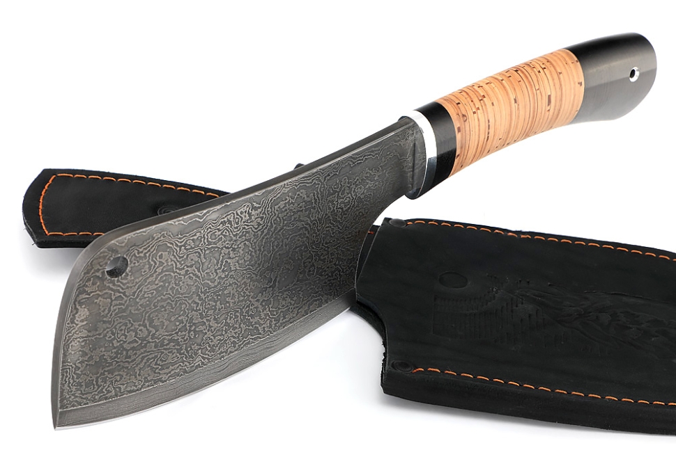 Топорик №5 (дамаск, рукоять береста)