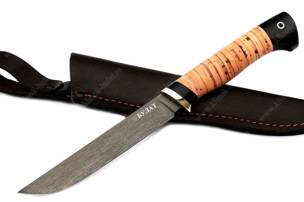 Нож Зубатка (булат, береста)