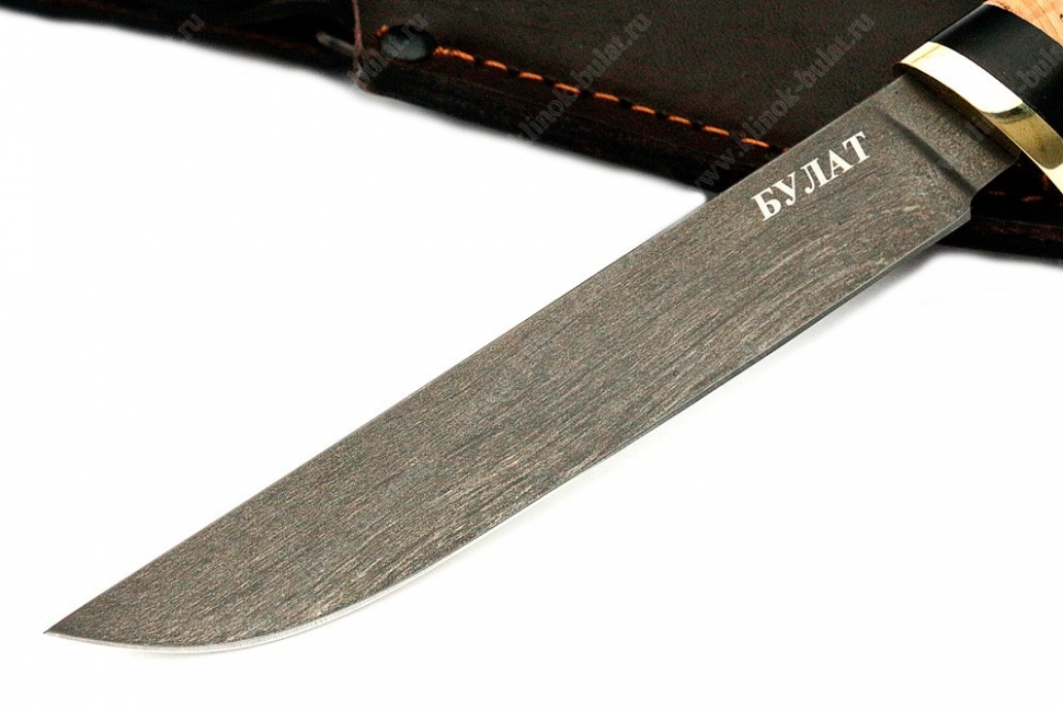 Нож Зубатка (булат, береста)