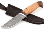 Нож Барсук (К340, рукоять береста) - Охотничий нож из стали К340