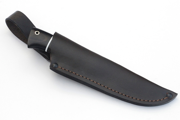 Нож Финт (х12МФ, чёрный граб)