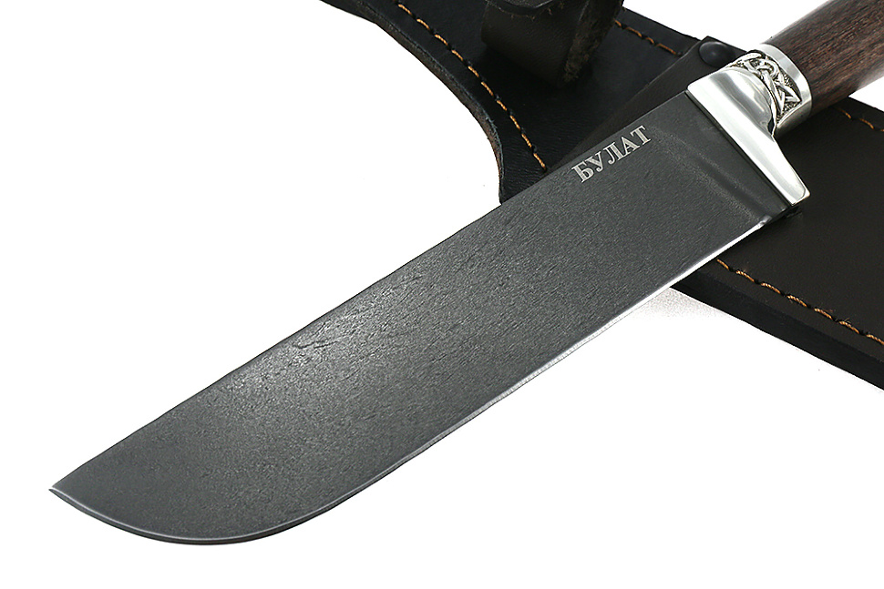 Нож Узбек (булат, стабилизированная карельская береза)