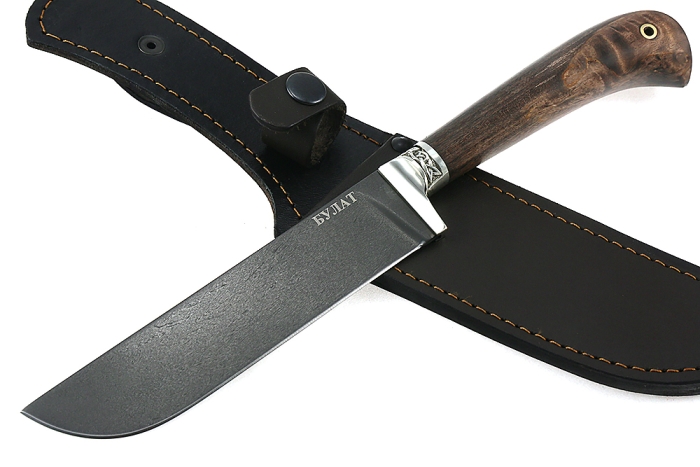 Нож Узбек (булат, стабилизированная карельская береза)