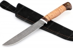 Нож Зубатка (К340, рукоять береста) - Разделочный нож Зубатка сталь К340