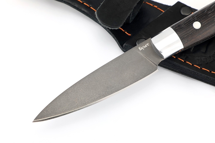 Нож Шеф малый - овощной (булат, цельнометаллический; рукоять - венге)