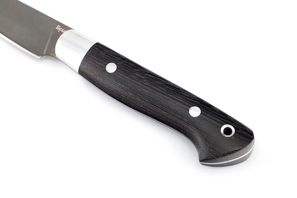 Нож Шеф малый - овощной (булат, цельнометаллический; рукоять - венге)