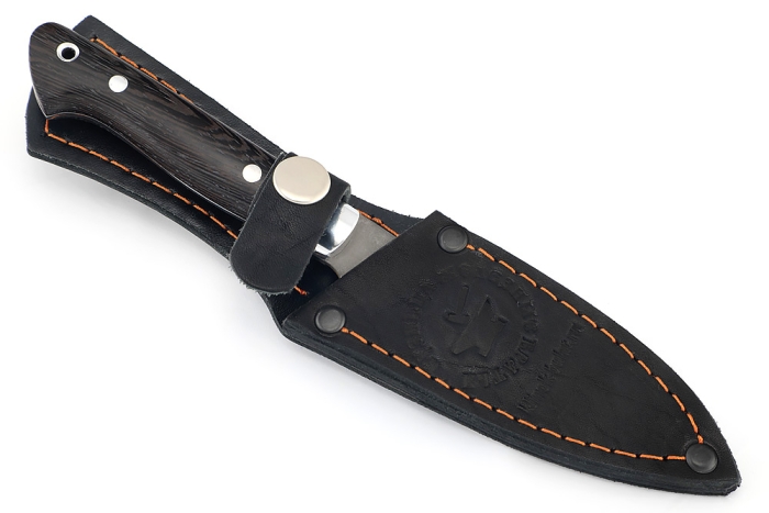 Нож Шеф малый - овощной (булат, цельнометаллический; рукоять - венге)