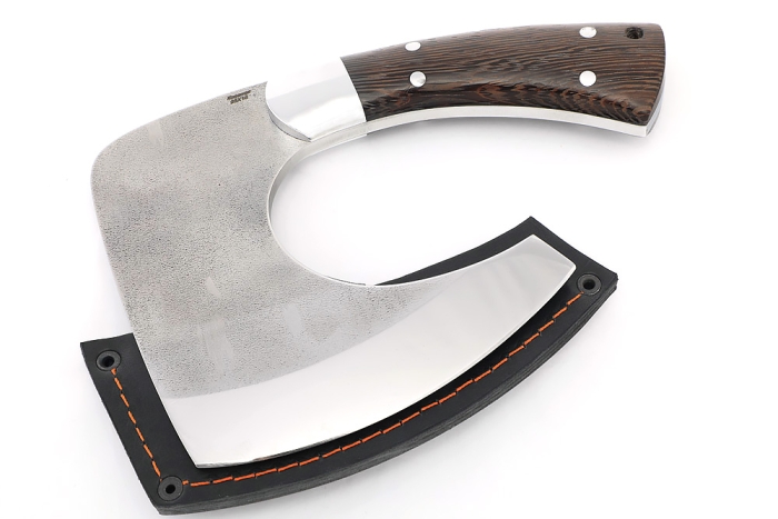 Топорик Гимли сталь кованая 95Х18 со следами ковки, рукоять венг, цельнометаллический