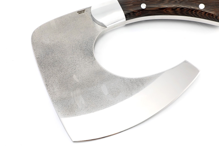 Топорик Гимли сталь кованая 95Х18 со следами ковки, рукоять венг, цельнометаллический