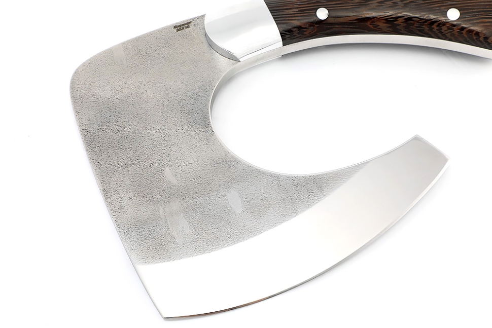 Топорик Гимли сталь кованая 95Х18 со следами ковки, рукоять венг, цельнометаллический