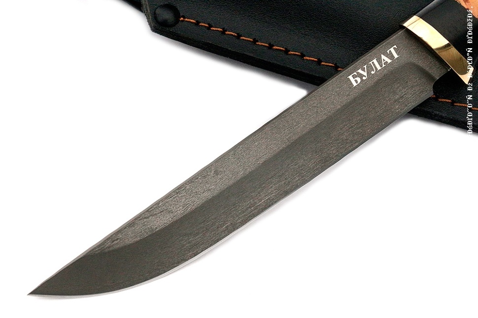 Нож Зубатка-2 (булат, береста)