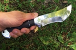 Нож Легионер (х12МФ, чёрный граб) цельнометаллический - Нож Легионер (х12МФ, чёрный граб) цельнометаллический