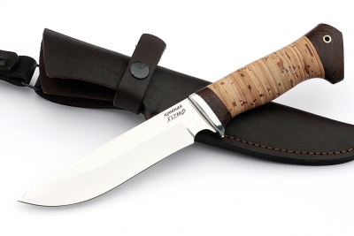 Нож Флагман (х12МФ, береста)