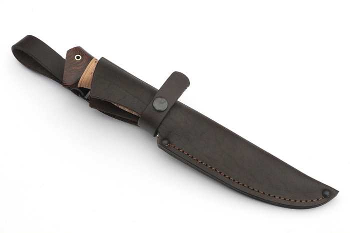 Нож Флагман (х12МФ, береста)