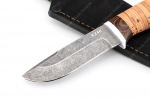 Нож Финт (К340, рукоять береста) - Клинок маленького охотничьего ножа Финт из стали К340