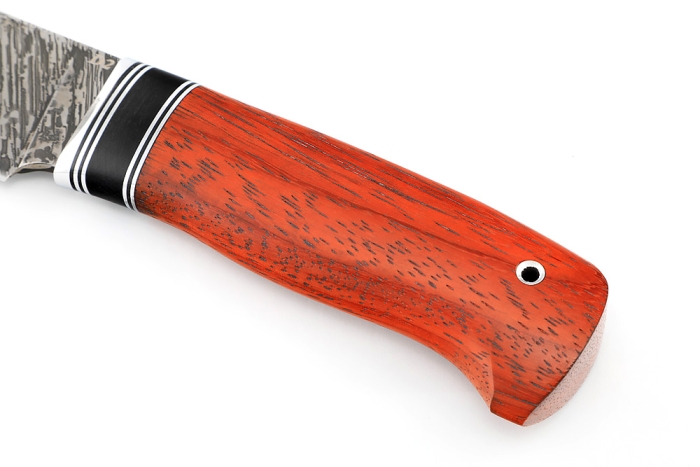 Нож Глухарь (D2, черный граб, падук)