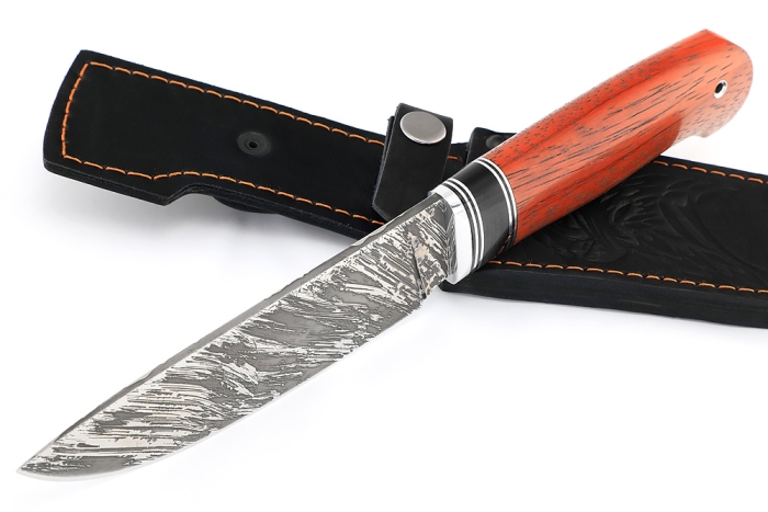 Нож Глухарь (D2, черный граб, падук)