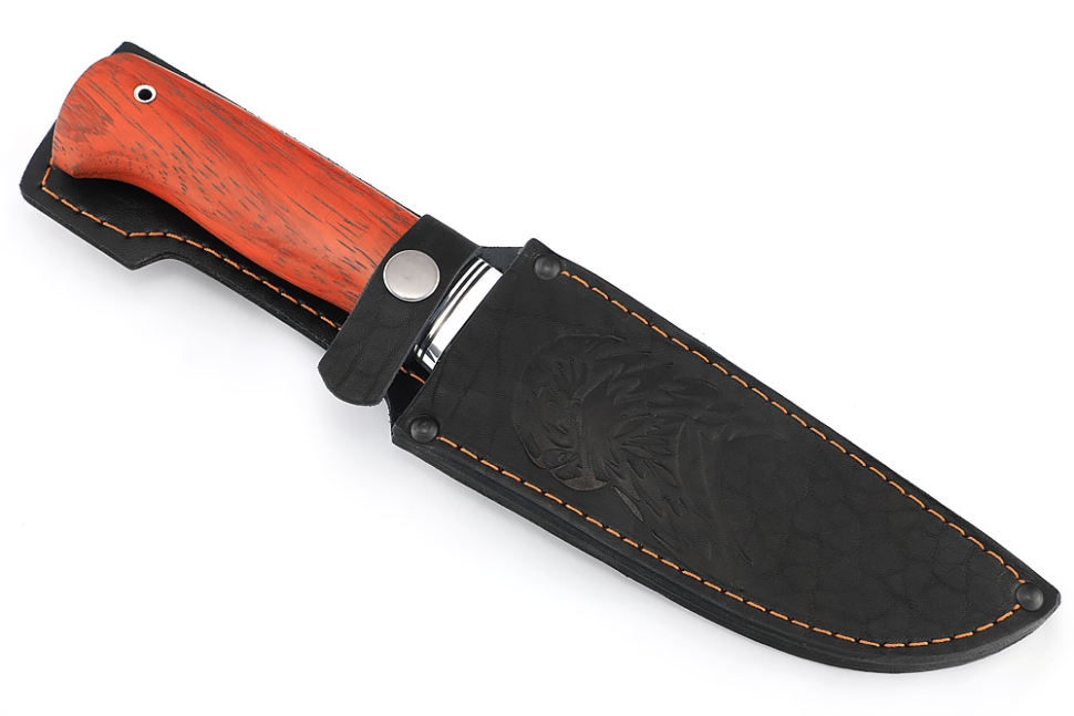 Нож Глухарь (D2, черный граб, падук)