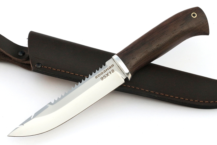 Нож Судак малый (95х18, венге)