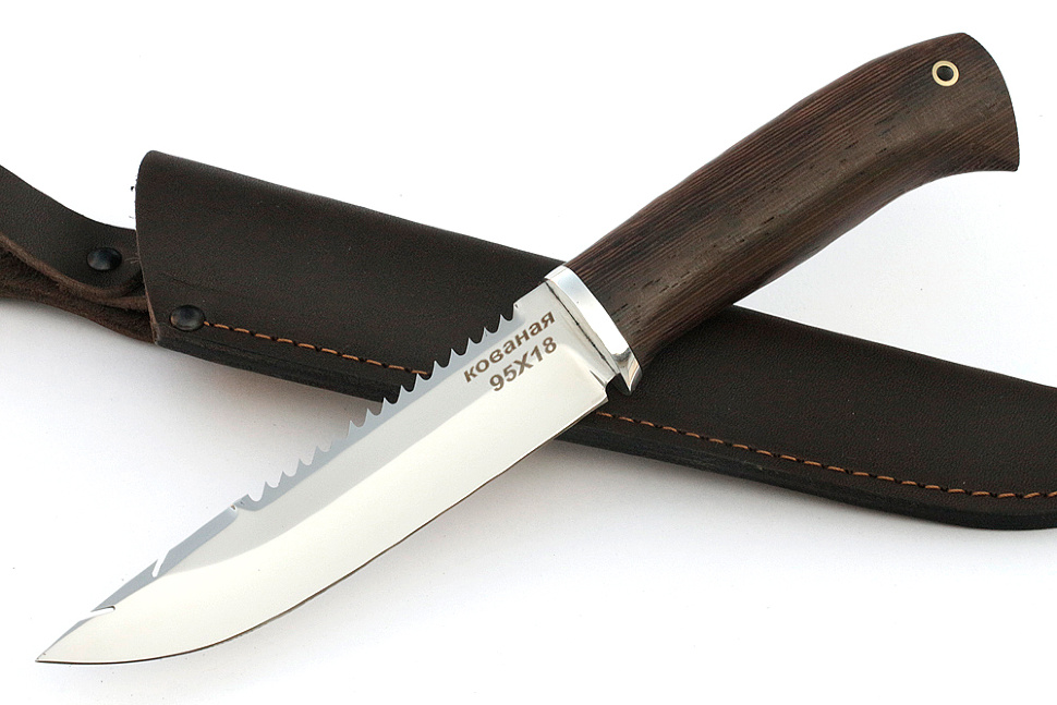 Нож Судак малый (95х18, венге)