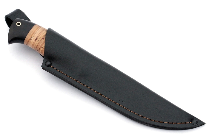 Нож Судак большой (булат, береста)