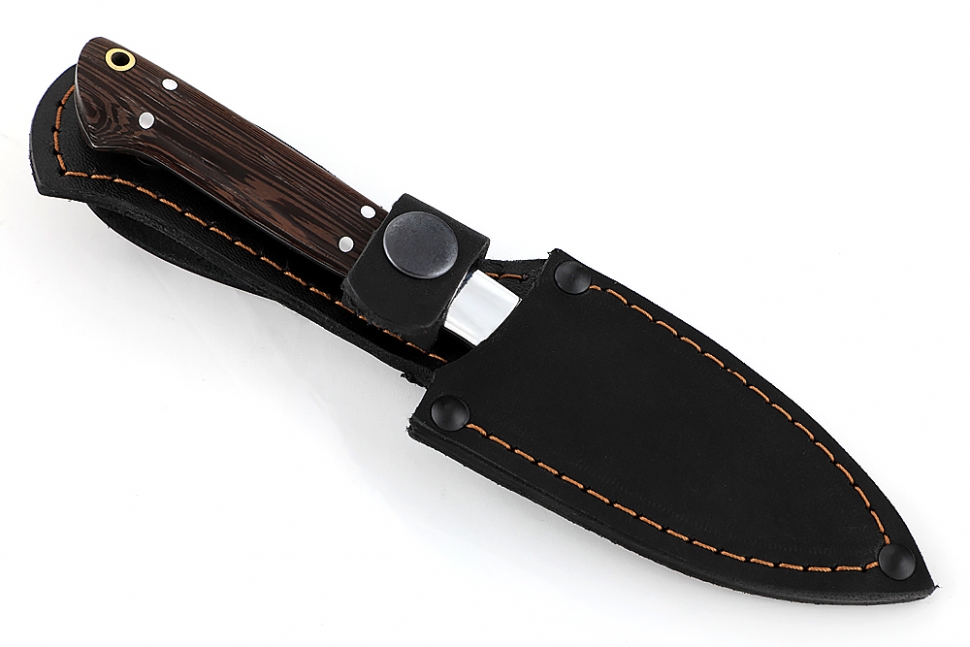 Нож Шеф малый - овощной (95х18, цельнометаллический; рукоять - венге)