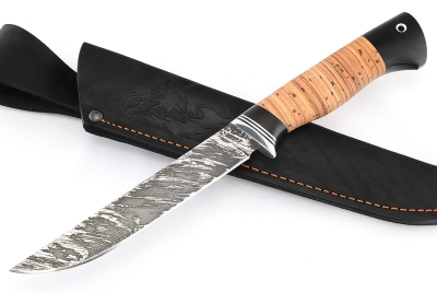 Нож Зубатка (D2, береста)