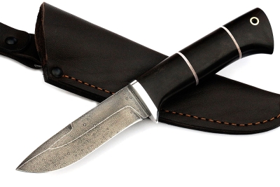 Нож Финт (ХВ5-Алмазка, чёрный граб)