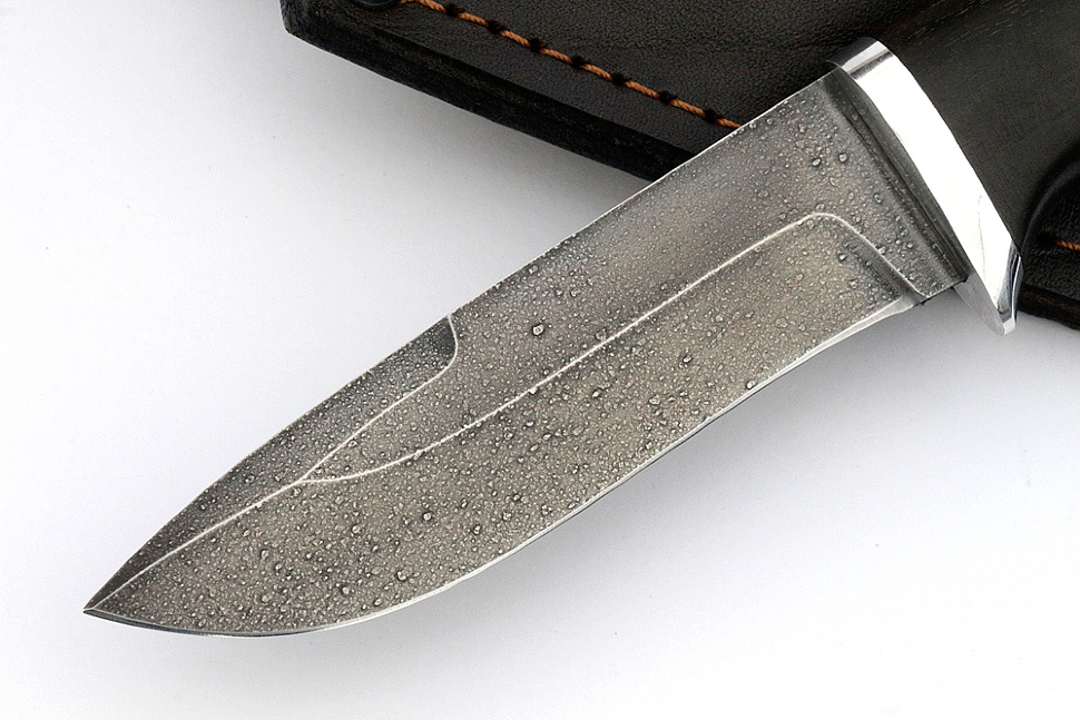 Нож Финт (ХВ5-Алмазка, чёрный граб)