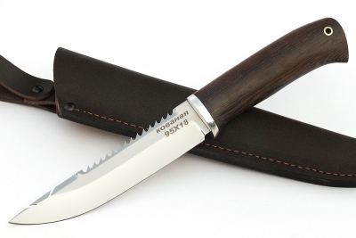 Нож Судак большой (95х18, венге)