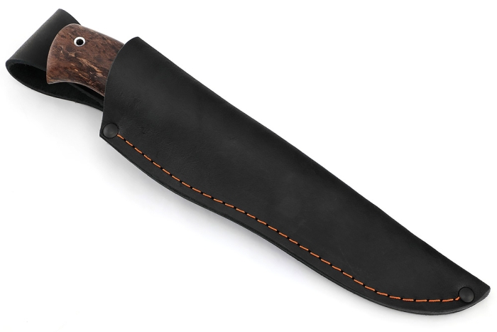 Нож Судак большой (булат, карельская берёза)