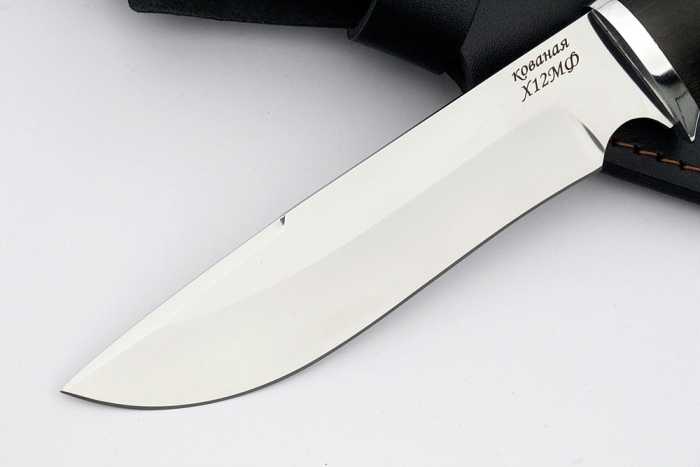 Нож Флагман (х12МФ, карельская берёза)
