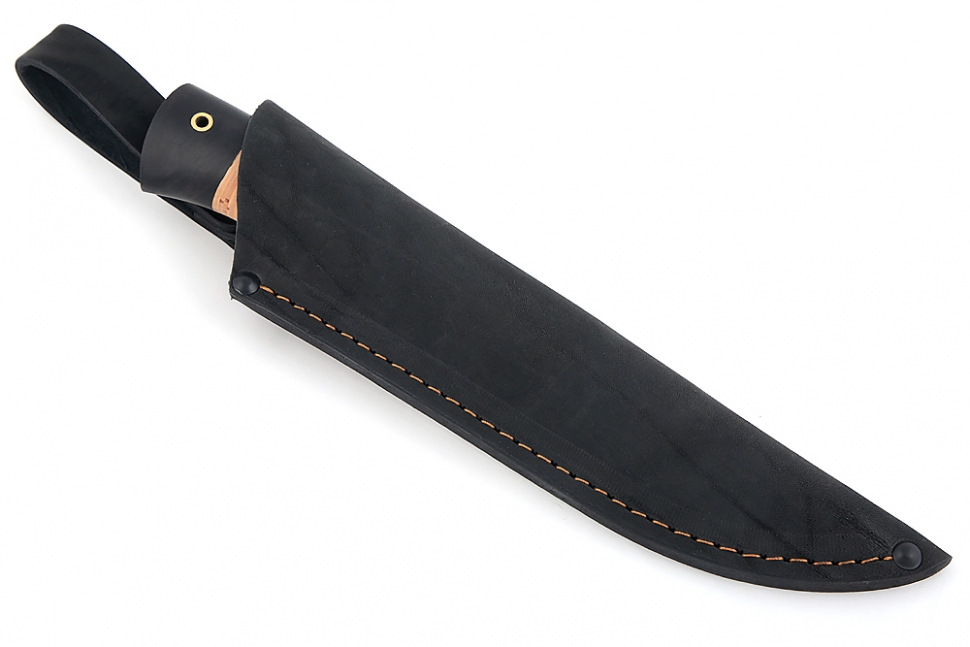 Нож Рысь (порошковая сталь ELMAX, береста)